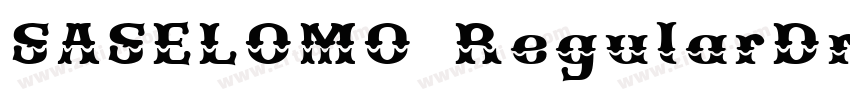 SASELOMO RegularDrea字体转换